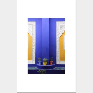 MAJORELLE GARDEN MARRAKECH; TIME TO TAKE TEA Posters and Art